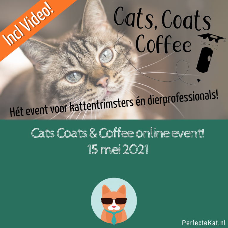 Cats Coats & Coffee 2021 – Hét online event voor kattentrimsters!