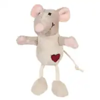 Trixie speelmuis met hartje en kattenkruid